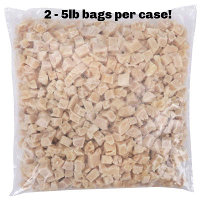 10lb Case of Pre-Cooked Diced Chicken Breast