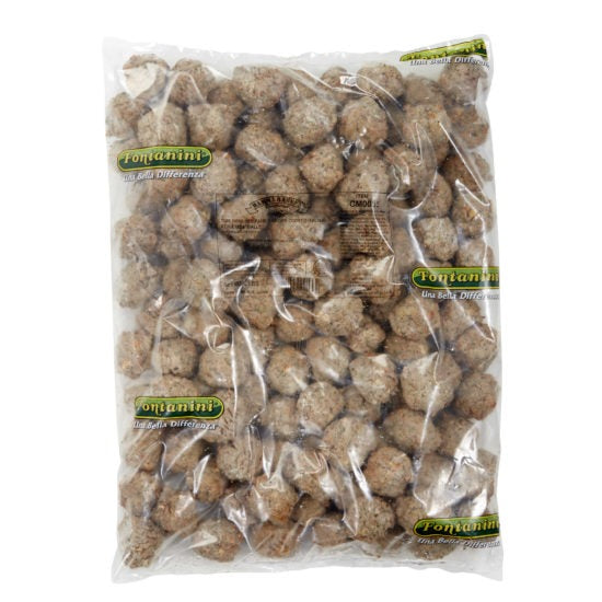 10 lb Case of 1/2 oz Italian Meatballs (Approximately 320 Meatballs)