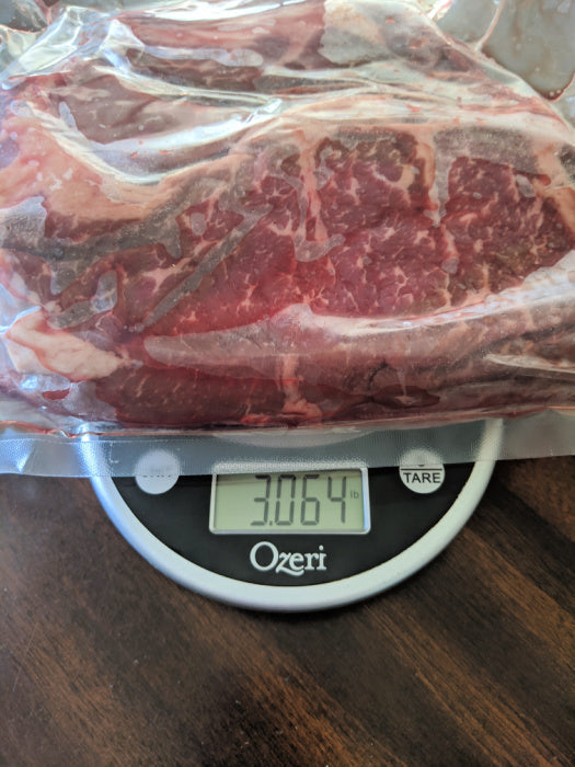 4 - 3 lb Natural Beef Chuck Roast (12 lb Total)